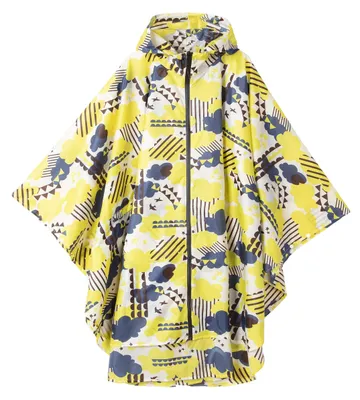 Immagine prodotto di Giacca impermeabile da donna, colore giallo, con cappuccio, taglia unica