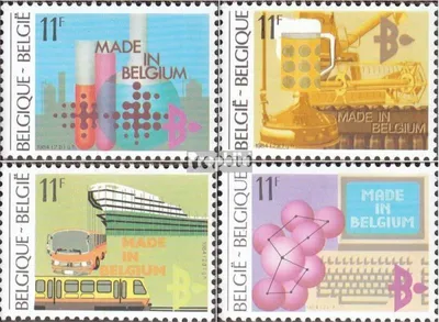 Produktbild von Briefmarken Belgien 1984 Mi 2166-2169 (kompl.Ausg.) postfrisch Belgische Exportgüter