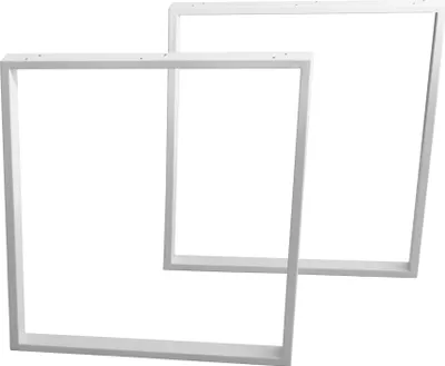 Produktbild von DESIGN MÖBEL Metalltischbeine LOFT-Stil – Tischgestell Metall, Tischbeine Schwarz, Tischkufen, Tischfüße, Tischbein