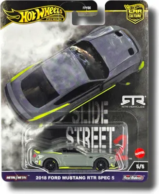 Produktbild von Hot Wheels Premium 2018 FORD MUSTANG RTR SPEC 5 SLIDE STREET 2 2024