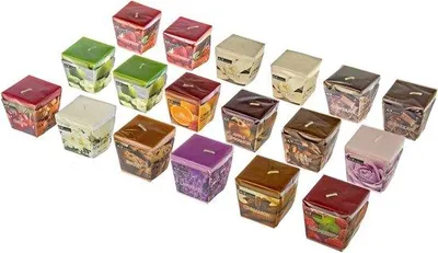 Produktbild von Famanu Duftkerzen Set 18er Pack - Verschiedene Düfte