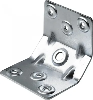 Image de 1 renfort d'angle pour table acier zingué HETTICH, l.70 mm