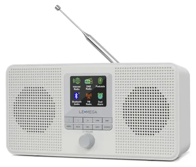 Productafbeelding van Internetradio, Podcast, Bluetooth, Stereo DAB en FM - Grijs