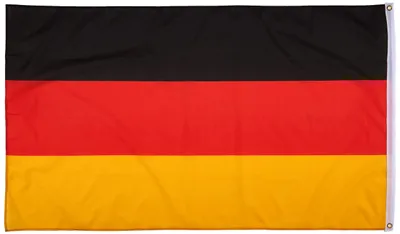 Deutschland-Fahne 150 x 90 cm, Polyester, wetterfest