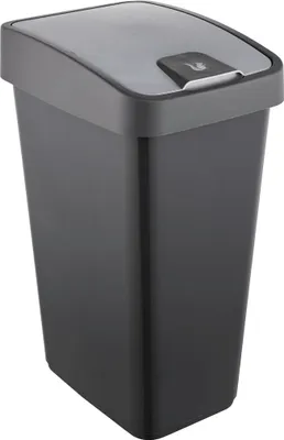 Produktbild von keeeper magne Abfallbehälter, Flip-Deckel, 45 l, Graphit