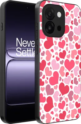 Obrázok produktu pre Smartphonica Puzdro na telefón vhodné pre OnePlus 13T s potlačou srdiečok - Zadný kryt z TPU s dizajnom srdiečok - Detské puzdro s dizajnom srdiečok