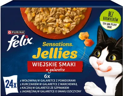 Obrázok produktu pre Felix Sensations country chutě v želé 24 x 85 g