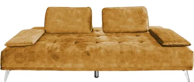 Produktbild von KAWOLA Sofa WIOLO Schlafsofa Daybed velvet cognac