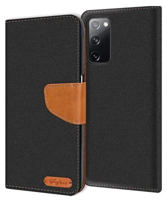 Zdjęcie produktu dla Pokrowiec na telefon komórkowy Samsung Galaxy S20 FE Etui Wallet Flip Case Pokrowiec ochronny Pokrowiec materiałowy