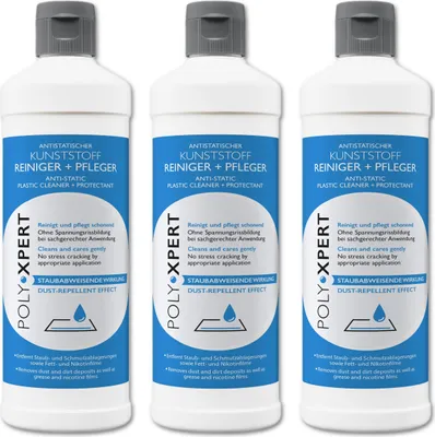 Produktbild von PolyXpert Antistatischer Kunststoff Reiniger und Pfleger 250ml Flasche von Burnus Care 3 Stück
