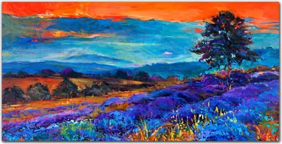 Produktbild von Coloray - Bild aus Glas - Glasbilder - 100 x 50 cm - Küche Wanddekoration Dekoration Wohnzimmer Gehärtetes Glas Glasblock mit Bild - Baum Blumen Natur