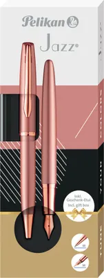 Obrázok produktu pre Pelikan Jazz Noble Elegance - Ružová - 2 ks - Guľôčkové pero + plniace pero