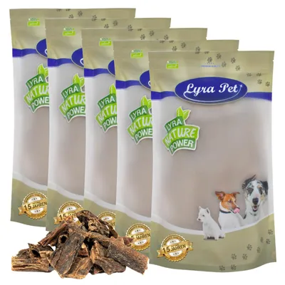 Produktbild von Hunde-Kausnack Rinderleber 5 kg, fettarm, schonend getrocknet, 100% Naturprodukt