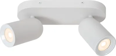 Produktbild von Spot Strahler Metall verstellbar Weiß GU10 2-flammig länglich Modern