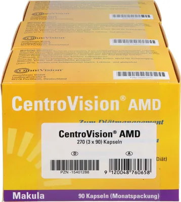 Immagine prodotto di CentroVision AMD capsule per la degenerazione maculare senile, 270 capsule