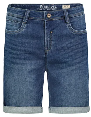 Produktbild von Sublevel Denim Bermuda Jeansshorts mit Umschlag Saum Größe: 32W