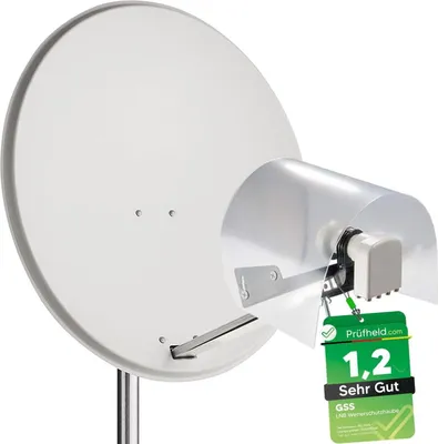 Produktbild von LNB Wetterschutz Abdeckung für 2 LNB`s; LNB Wetterschutzkappe Wetterschutzhaube, LNC Schutz vor Regen & Schnee