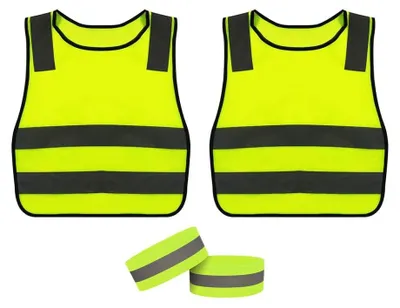 Obrázok produktu pre 2 reflexné bezpečnostné vesty pre deti