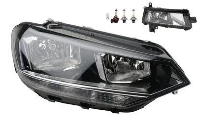 Productafbeelding van Johns, koplampen halogeen, geschikt voor VW Touran 5T, bouwjaar 05/15-, H7 H7, inclusief mistlampen en lampen, artikelnummer 5TB941006A, 5TA941662