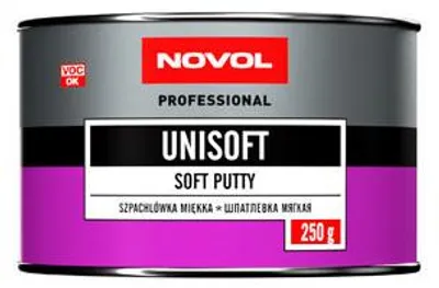 Zdjęcie produktu dla SZPACHLA SZPACHLÓWKA UNIWERSALNA WYKAŃCZAJACA MIĘKKA Novol UNISOFT 250g