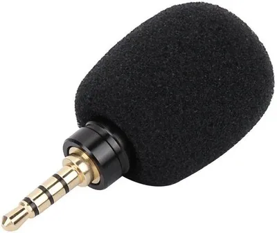 Produktbild von Mini-Mikrofon für Smartphone - 35 mm Klinkenstecker - Aufnahmestift - vierpolig.