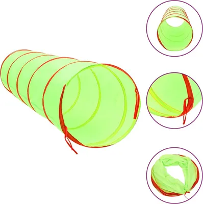 Produktbild von vidaXL Spieltunnel für Kinder Grün 175 cm Polyester