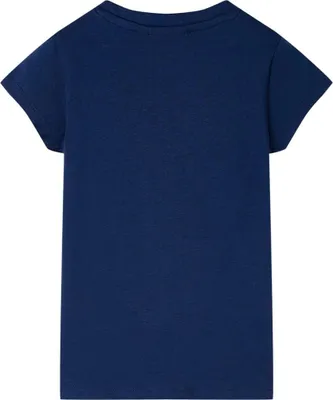 Produktbild von vidaXL Kinder-T-Shirt Marineblau 116