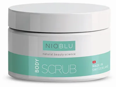 Produktbild von NIOBLU Körperpeeling – Alpensalz Peeling – Mit Jojobaöl & Sheabutter – Zitrusduft