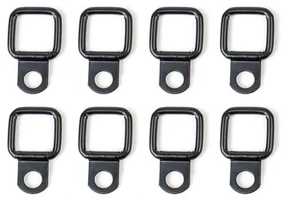 Image de Boucles à anneau en D en acier inoxydable, chaînes de traction robustes pour remorques, capacité de charge de 200 kg, accessoires pour remorques destinés à l'arrimage de charges sur des camions, des bateaux, des voitures et des kayaks