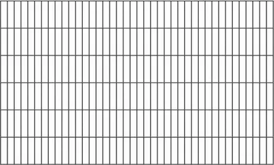 A full-frame shot of a metal fence grid.