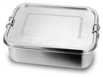 Image de Clanmacy 1400ml boîte à pain sans plastique BPA free boîte à pain en acier inoxydable boîte à lunch en acier inoxydable