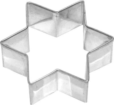 Produktbild von BIRKMANN Ausstechform Stern, 5 cm, Weißblech mit brilliantem Glanz, handgelötet, 130425