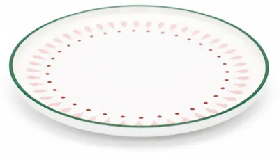 Produktbild von DUKA Teller Geschirr Essgeschirr Servierteller - LEA Frühstücksteller 20 cm grün rosa Duka