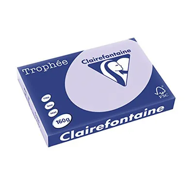 Produktbild von Clairefontaine Multifunktionspapier Trophée A3 160 g/qm lila 250 Blatt