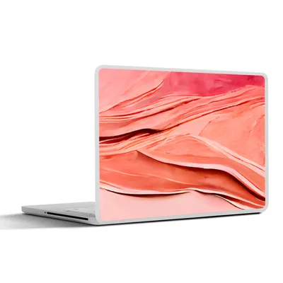 Produktbild von MuchoWow® Laptop Aufkleber Sticker Cover Abstrakt - Rosa - Pastell - Formen 40x30 cm - Laptop Dekoration - Selbstklebend