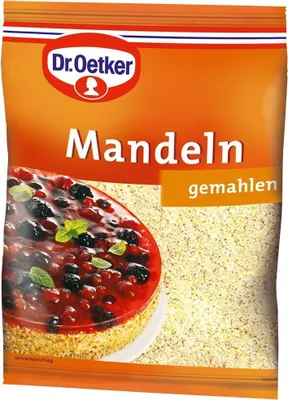 Zdjęcie produktu dla Dr Oetker migdały mielone, opakowanie 5 sztuk (5 x 100 g)