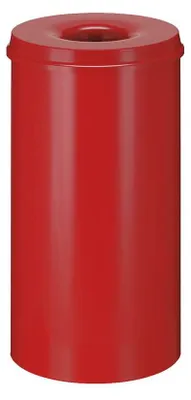 Zdjęcie produktu dla V-Part - Feuerlöschender Papierkorb 50 Liter - Steel   - Rot