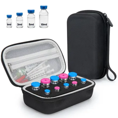 Obrázek produktu pro Peptidový box s 10 přihrádkami pro lahvičky a inzulin