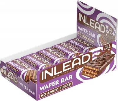 Produktbild von INLEAD Wafer Bar - 15x45g - Milk Chocolate