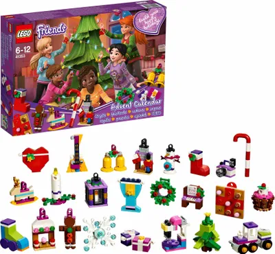 Produktbild von Adventní kalendář Lego Friends 41353 s vánočními ozdobami, které se hodí k Vánocům