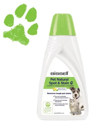 Produktbild von Bissell Natural Pet Spot & Stain 1L, Flüssigkeit (gebrauchsfertig), 1000 ml, Flasche, Vereinigte Staaten, 117 mm, 67 mm