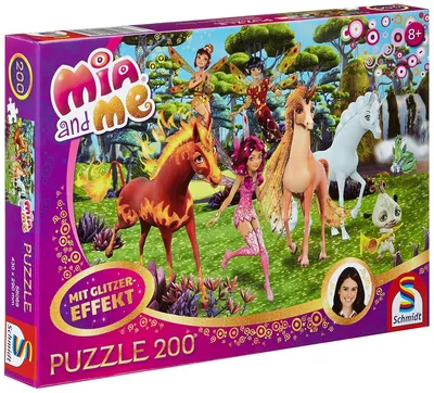 Obrázok produktu pre Schmidt Spiele 56069 Glitzerpuzzle, In Centopia, 200 dielikov