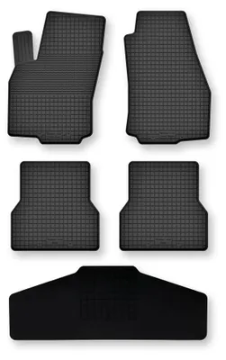 Obrázok produktu pre Gumové vaničkové autokoberce s tunelom pre: Ford Mondeo MK1 1992-1996 čierne 5 ks