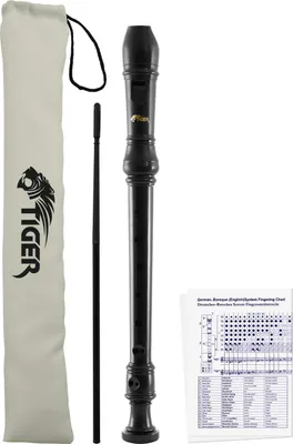 Produktbild von Tiger REC2-BK Sopran Blockflöte, Schwarz