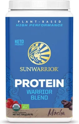 Produktbild von Sunwarrior Warrior Blend Organic (750g) Mocha - Eiweie - Veganes Eiwei