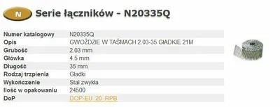 Immagine prodotto di Chiodi Bostitch N55 2.03-55 Q