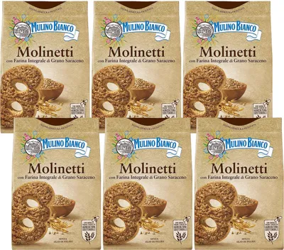 Produktbild von MULINO BIANCO Molinetti - Italienische Vollkornkekse 800g (Molinetti, x6)