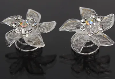 Produktbild von 2 Strass Curlies Haarschmuck Modell 3