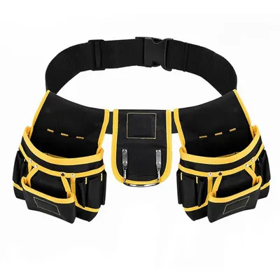 Produktbild von WerkzeuggüRtel, ArbeitsgüRtel,Tool Belt,GüRteltasche Werkzeug, Robuste,Verstellbare Oxford-Werkzeugtasche FüR Handwerker,Bauarbeiter Und Elektriker