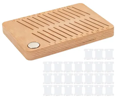 Produktbild von Magnetischer Spulhalter mit 24 Fächern für Stickgarn